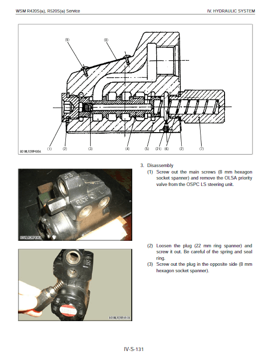 Kubota R420A, R520A, R420S, R520S Wheel Loader Workshop Manual PDF manual preview page 376