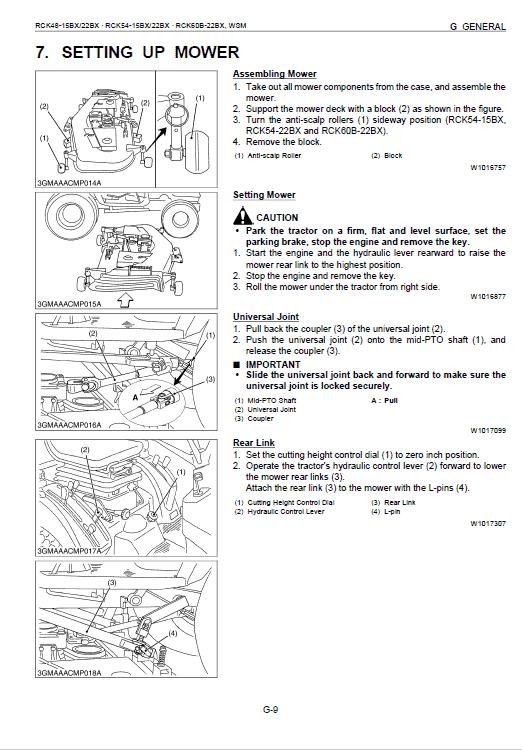 Kubota RCK48-15BX, RC48-15BX, RCK54-15BX, RCK54-22BX Mower Manual PDF manual preview page 372