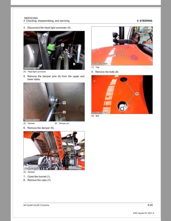 Kubota M7132, M7152, M7172 Tractor Workshop Repair Manual PDF manual preview page 12