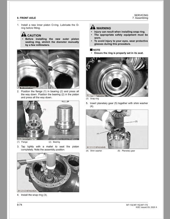 Kubota M7-132, M7-152, M7-172 Tractor Workshop Repair Manual PDF manual preview page 37