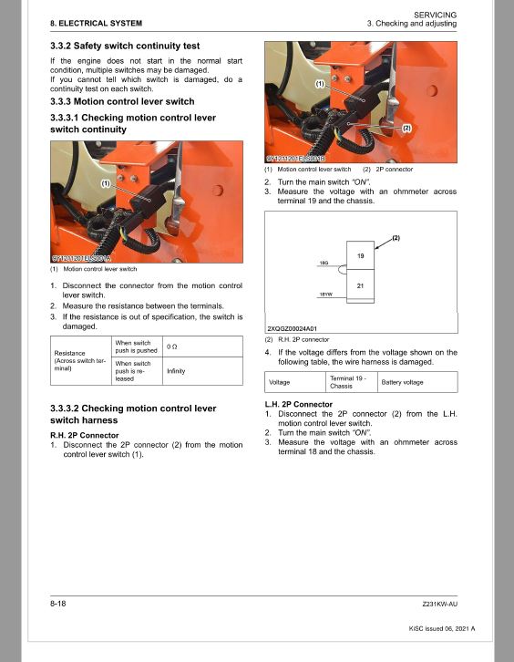 Kubota Z231JW-AU Zero Turn Mower Workshop Repair Manual PDF manual preview page 82