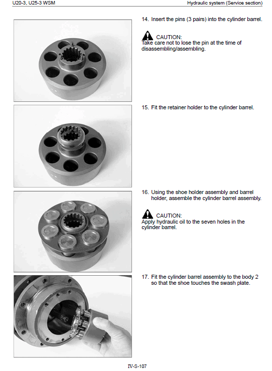 Kubota U20-3, U25-3 Excavator Workshop Manual PDF manual preview page 692