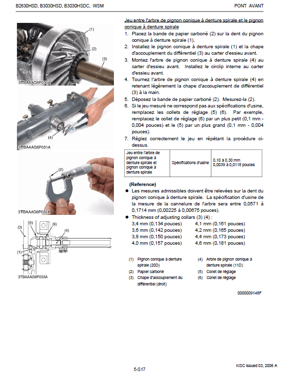 Kubota B2630HSD, B3030HSD, B3030HSDC Tractor Workshop Manual PDF manual preview page 682