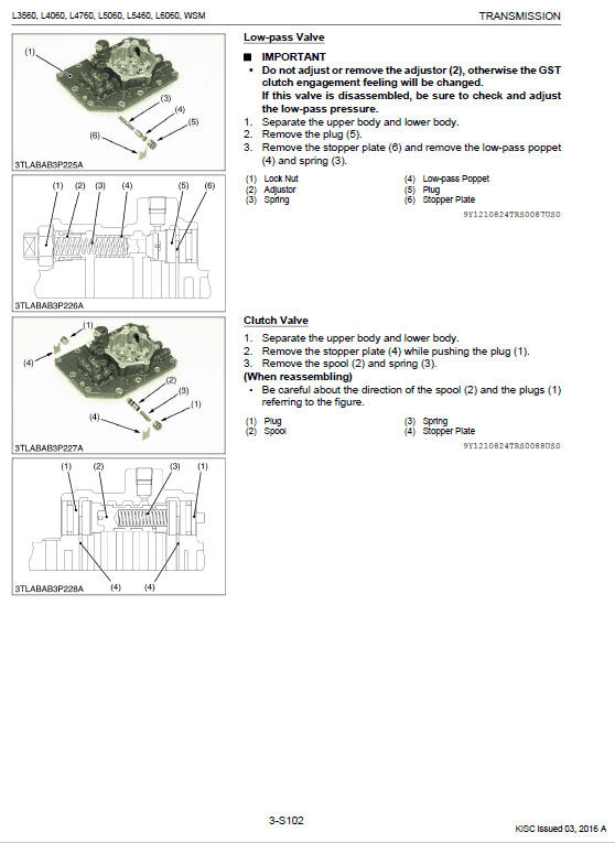 Kubota L3560, L4060, L4760, L5060, L5460, L6060 Tractor Manual PDF manual preview page 480