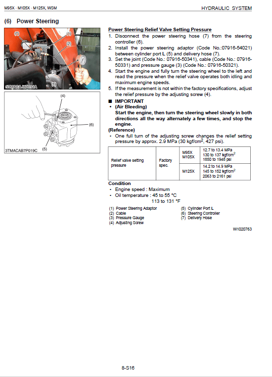 Kubota M95X, M105X, M125X Tractor Workshop Service Manual PDF manual preview page 451