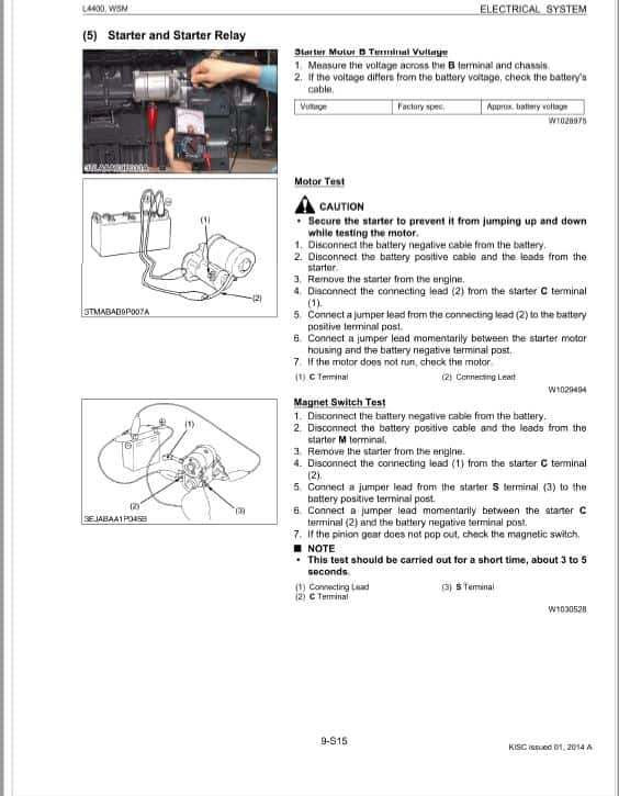 Kubota L4400, L4400HST, L4400, L4400HSTHST Tractor Workshop Repair Manual PDF manual preview page 211