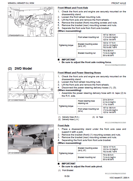 Kubota M5640SU Tractor Workshop Service Manual PDF manual preview page 434