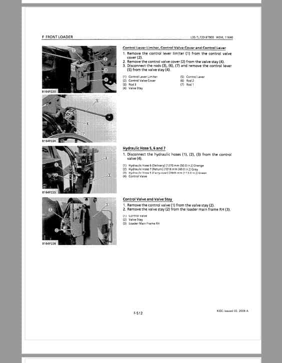 Kubota L35, TL720, BT900 Tractor Workshop Repair Manual PDF manual preview page 226
