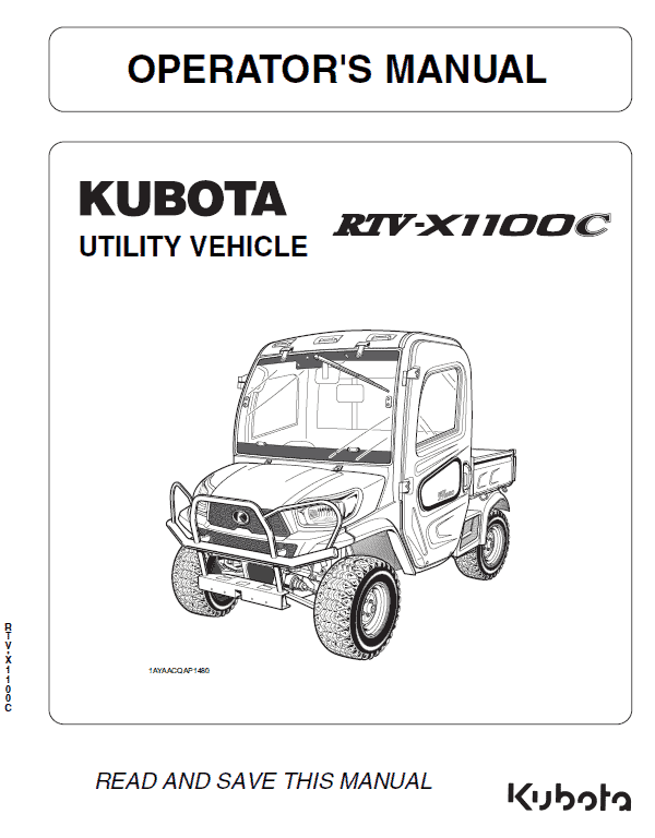 Kubota RTV-X1100C Utility Vehicle Workshop Service Manual PDF manual preview page 363