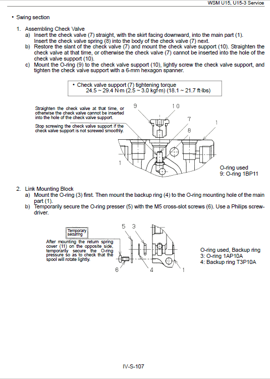 Kubota U15, U15-3 Excavator Workshop Manual PDF manual preview page 702