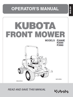 Kubota F2690, F2690E, F3990 Front Mower Workshop Manual PDF manual preview page 591