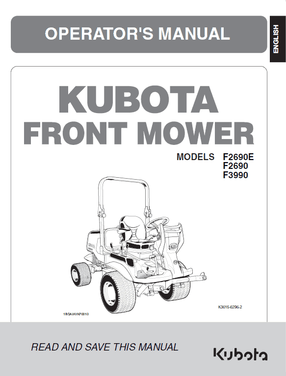 Kubota F2690, F2690E, F3990 Front Mower Workshop Manual PDF manual preview page 591