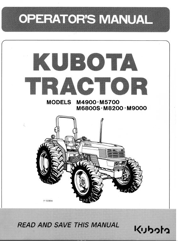 Kubota M4900, M5700 Tractor Workshop Service Manual PDF manual preview page 429
