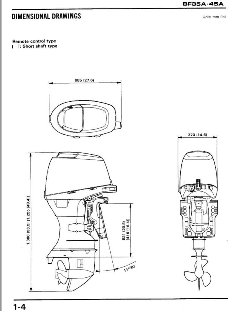 Honda BF40A BF50A Service Manual service manual preview page 7