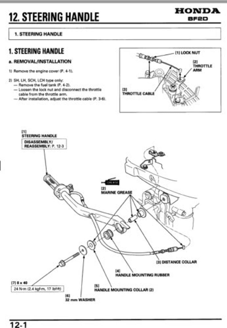Honda BF2D Service Manual service manual preview page 7