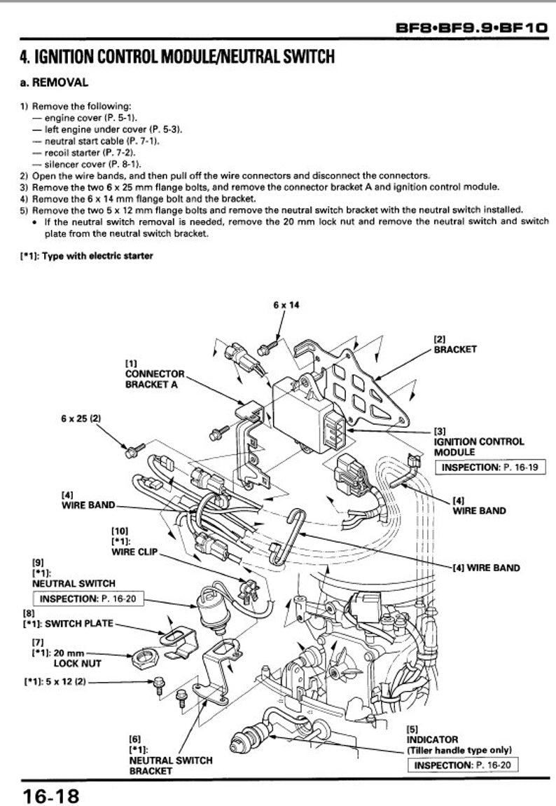 Honda BF8D BF9.9D BF10D Service Manual service manual preview page 7