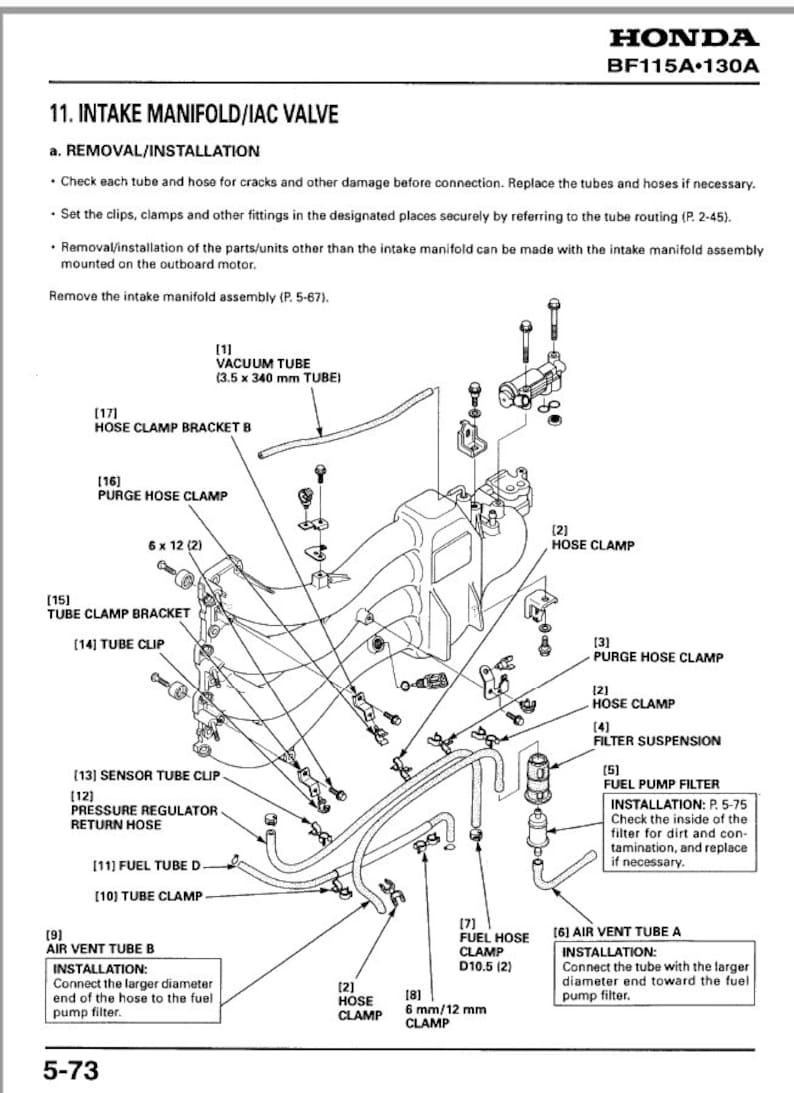 Honda BF115A BF130A Service Manual service manual preview page 3