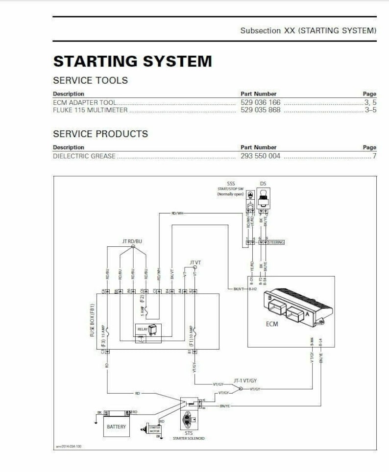 Seadoo Spark Service Manual service manual preview page 7