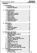 Honda BF2A Service Manual service manual preview page 2