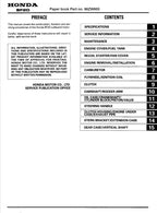 Honda BF2D Service Manual service manual preview page 2