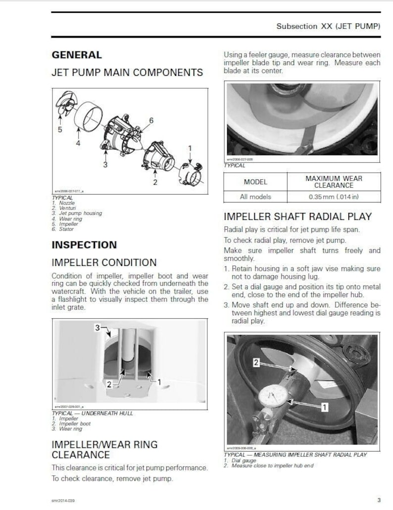 Yamaha SR230 Jet Boat Service Manual service manual preview page 2