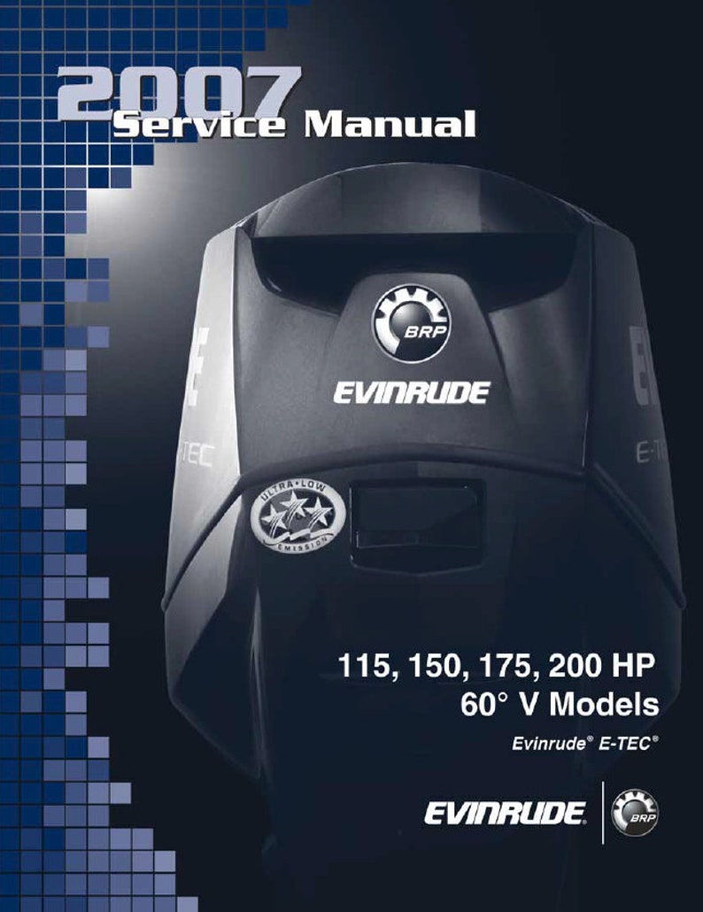 Evinrude ETEC 115-200 Service Manual service manual preview page 2