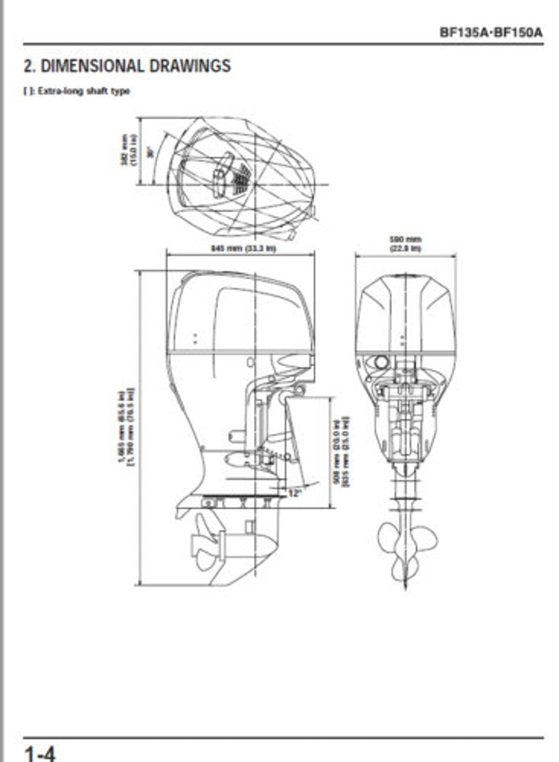Honda BF135A BF150A Service Manual service manual preview page 6