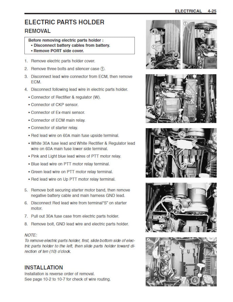 Suzuki DF40 DF50 Service Manual service manual preview page 4