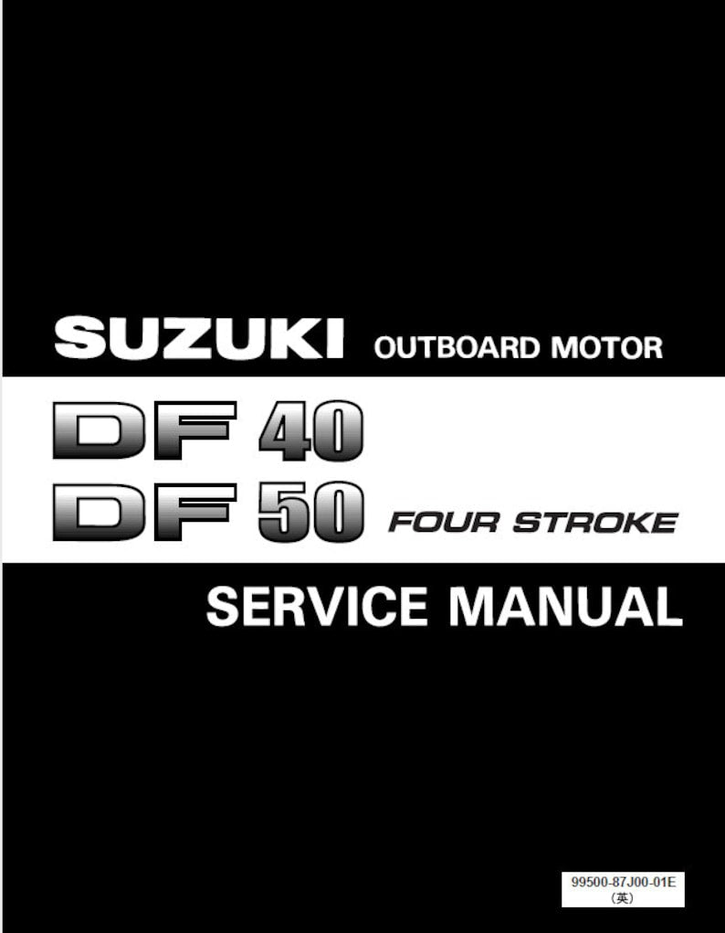 Suzuki DF40 DF50 Service Manual service manual preview page 2