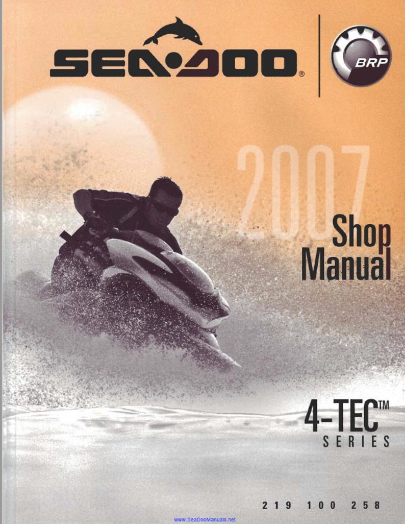 Seadoo GTI GTX RXP Service Manual service manual preview page 2