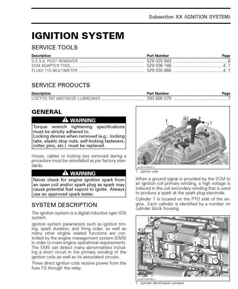 Polaris SL650 SL1050 Service Manual service manual preview page 4