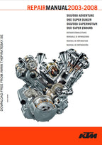KTM 950 990 LC8 Engine Service Manual service manual preview page 2