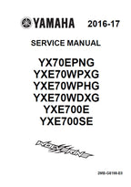 Yamaha Wolverine YX70 YXE70 YXE700 Service Manual service manual preview page 2