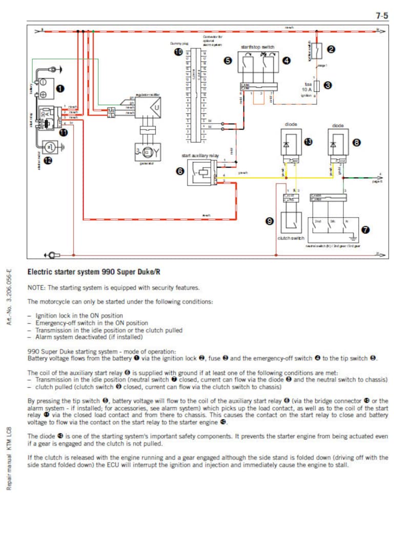 KTM 950 990 LC8 Engine Service Manual service manual preview page 6