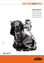 KTM 400 520 620 640 660 LC4 Engine Service Manual service manual preview page 2