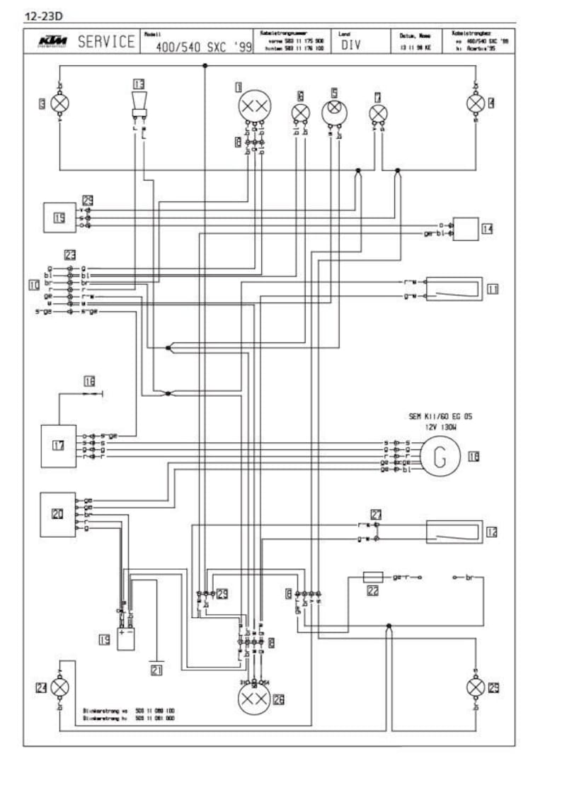 KTM 400 520 620 640 660 LC4 Engine Service Manual service manual preview page 5