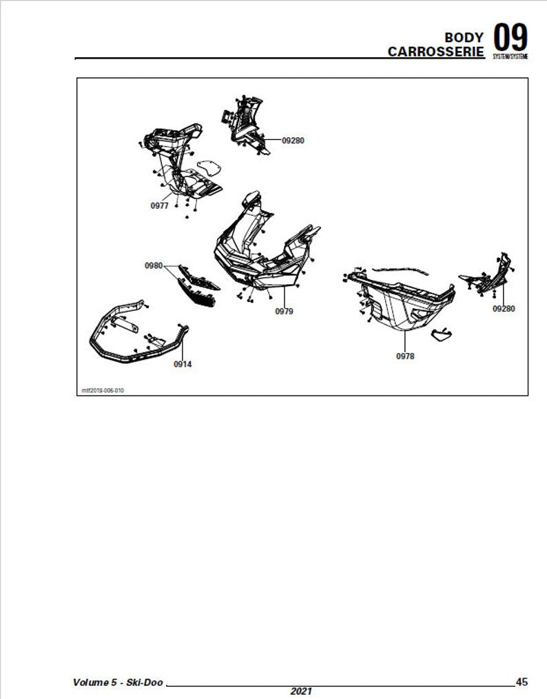 2017-2019 Skidoo MXZ Renegade Summit 1200 Service Manual service manual preview page 2