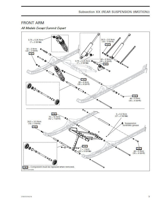 2013-2016 Skidoo REV 600 800 Service Manual service manual preview page 2