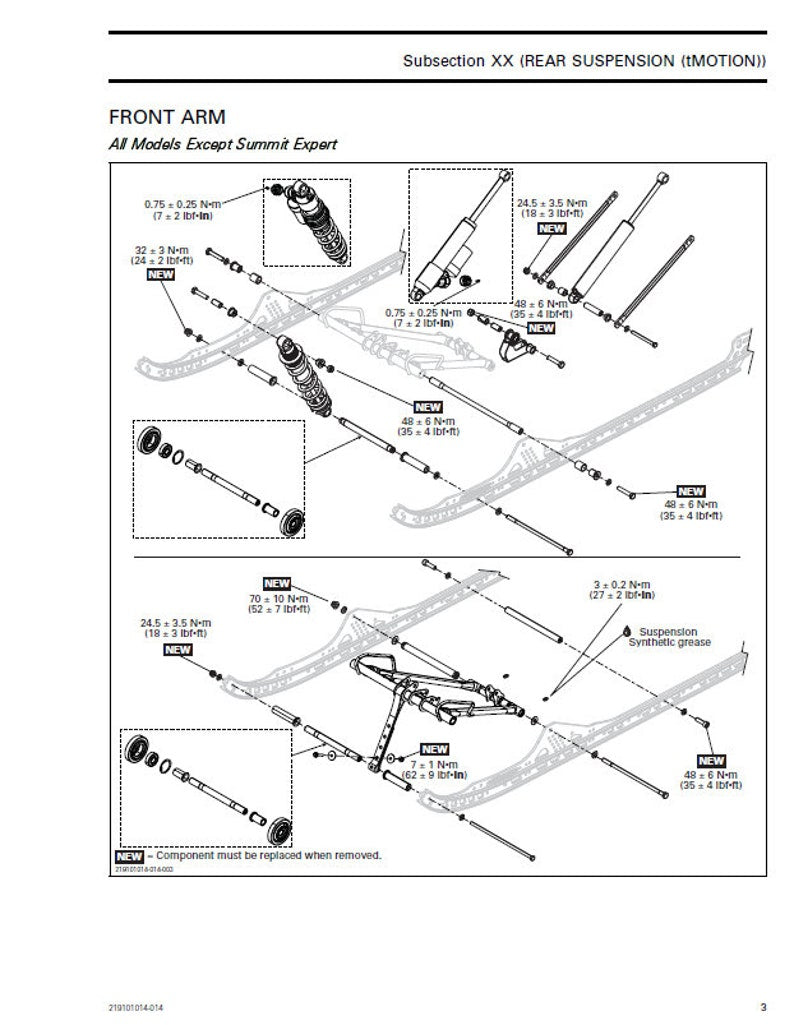 2013-2016 Skidoo XP Tundra Sport 550F Service Manual service manual preview page 2