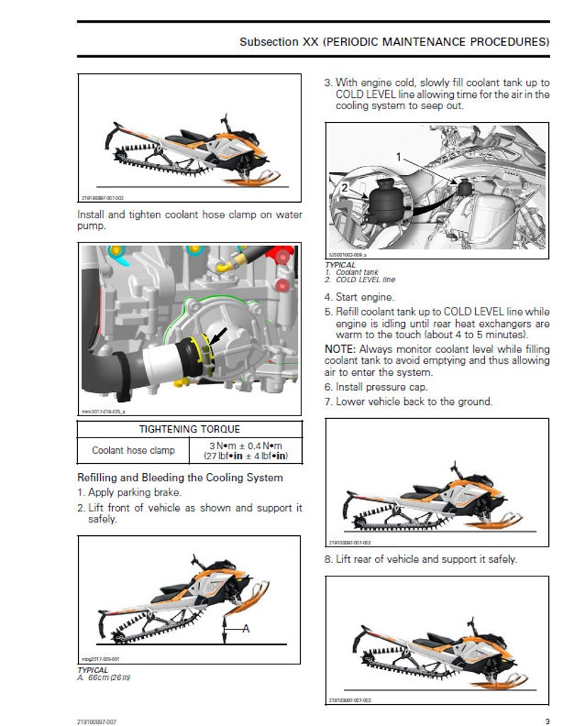 2013-2016 Skidoo XP Tundra Sport 550F Service Manual service manual preview page 3