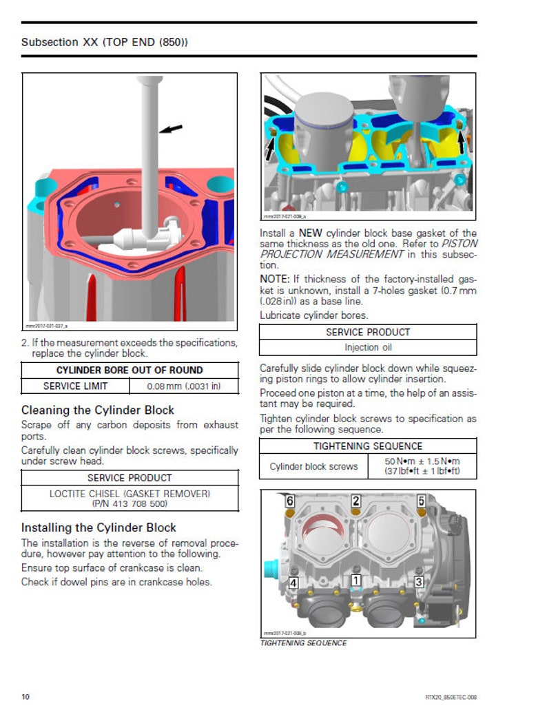 2013-2016 Skidoo REV 600 800 Service Manual service manual preview page 4