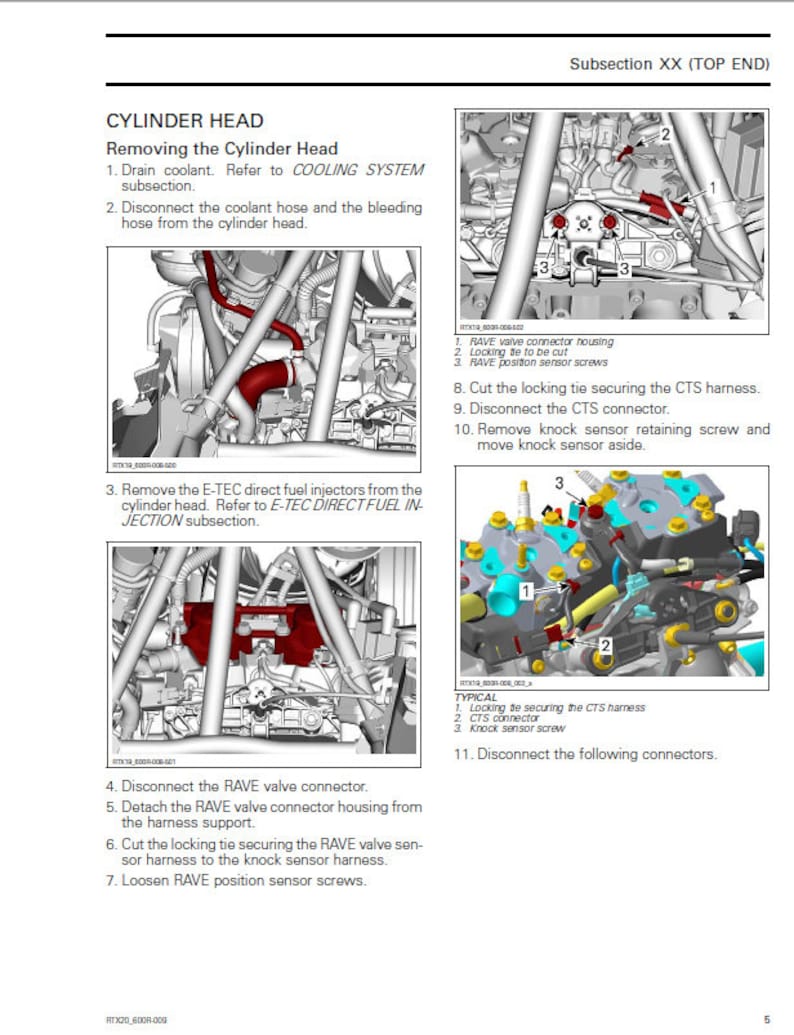 2013-2016 Skidoo REV 600 800 Service Manual service manual preview page 6