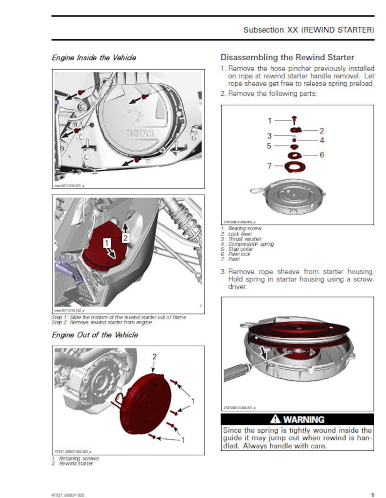 2013-2016 Skidoo XP Tundra Sport 550F Service Manual service manual preview page 5
