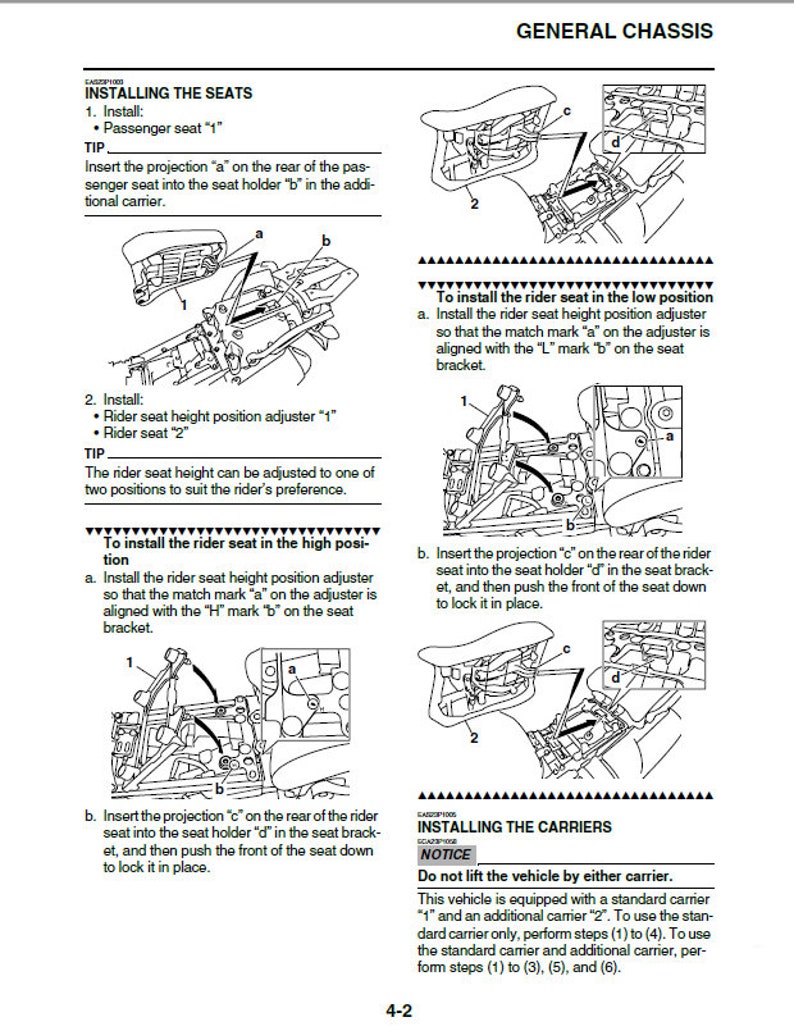 Yamaha YZF-R1 Service Manual service manual preview page 5
