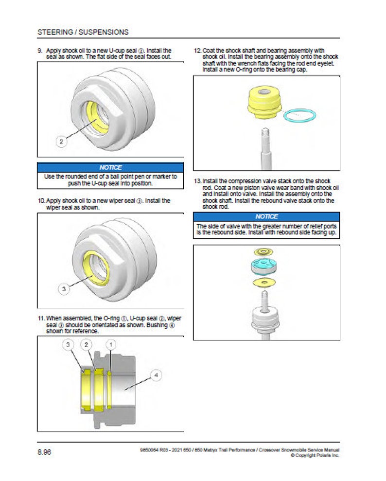 2021-2025 Polaris MATRYX Indy Switchback XCR 650 850 Service Manual service manual preview page 9