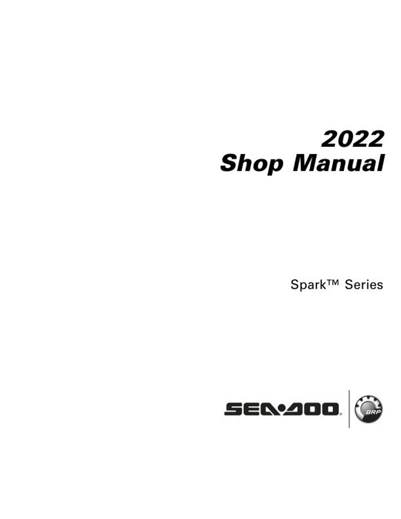 Seadoo Spark Service Manual service manual preview page 2