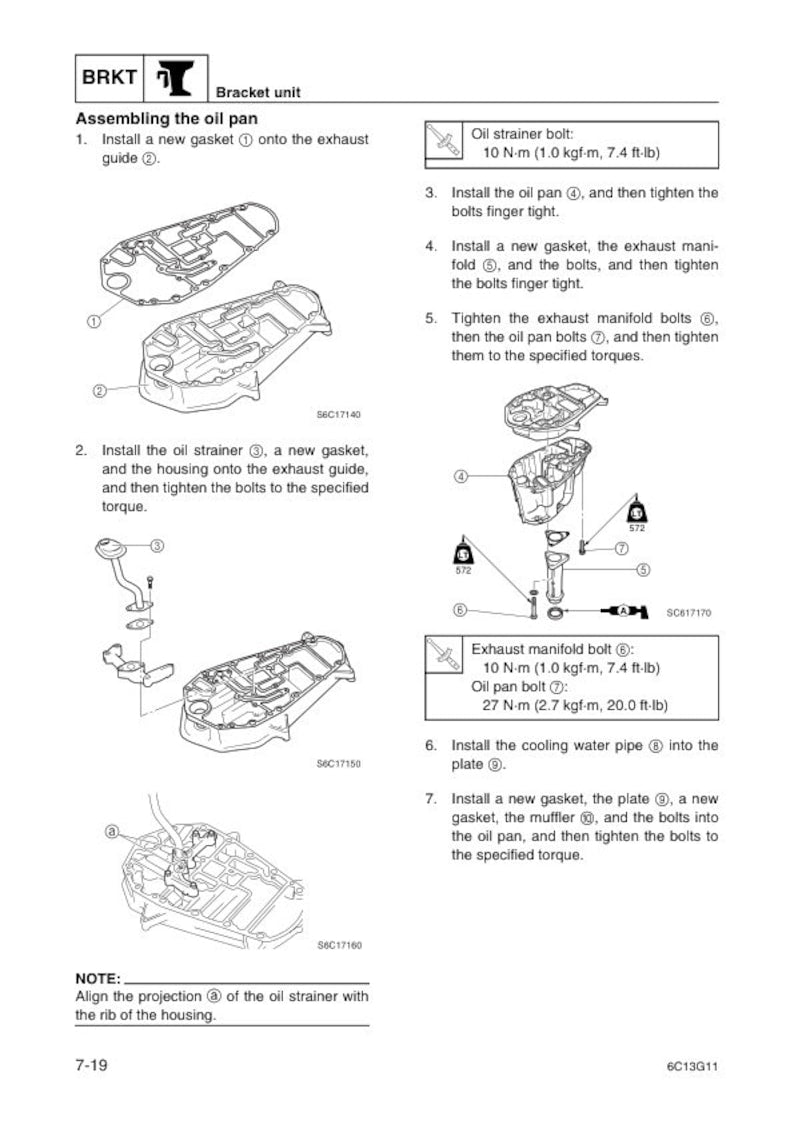 Yamaha F50F FT50G F60C FT60D Outboard Service Repair Manual service manual preview page 10