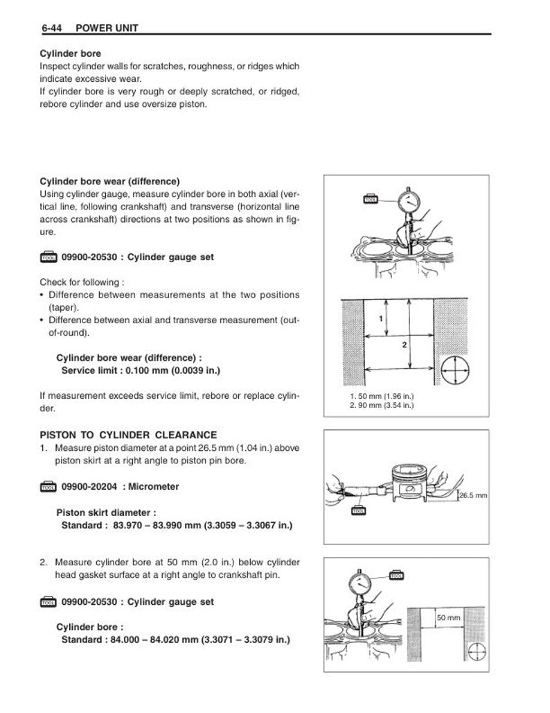 Suzuki DF90 DF100 DF115 DF140 Service Manual service manual preview page 8