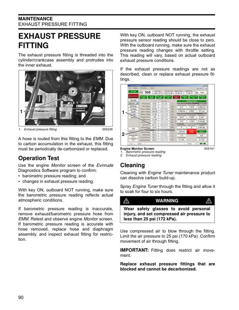 Evinrude ETEC 115-200 Service Manual service manual preview page 5