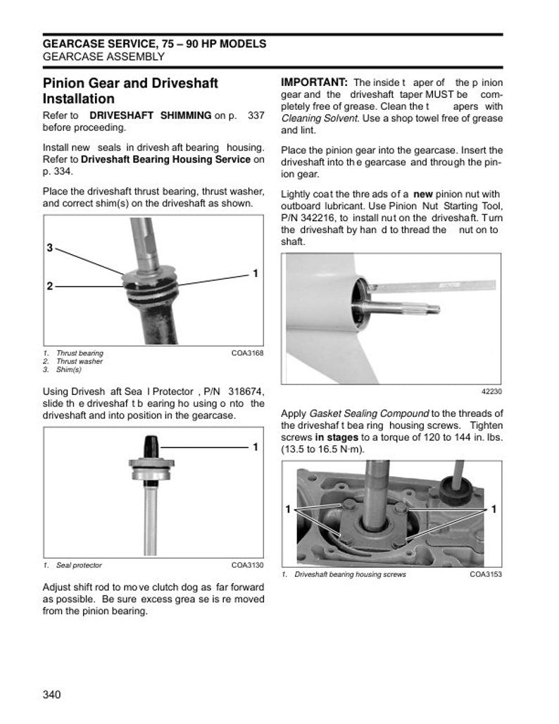 Evinrude 40 50 60 65 75 90 Service Manual service manual preview page 10
